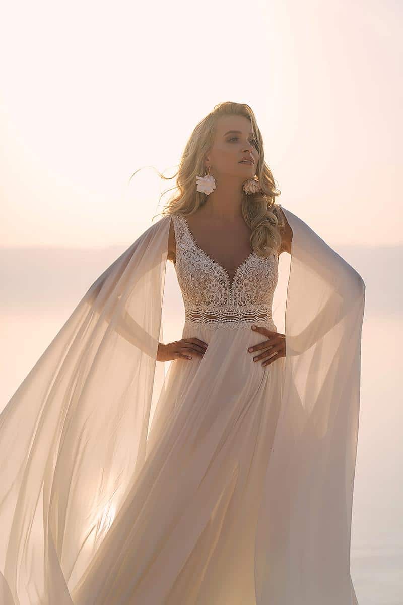 Dama Couture Atena Boho Vintage Brautkleid Hochzeitskleid